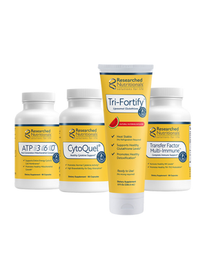 A supplement container of Foundation Kit (Watermelon) by Researched Nutritionals