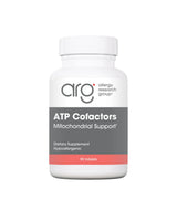 A supplement container of Optimox ATP Cofactors by Allergy Research Group