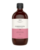 A supplement container of Cordyceps 1:5 by Herbal Extract Company