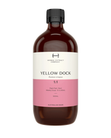 A supplement container of Yellow Dock 1:1 by Herbal Extract Company