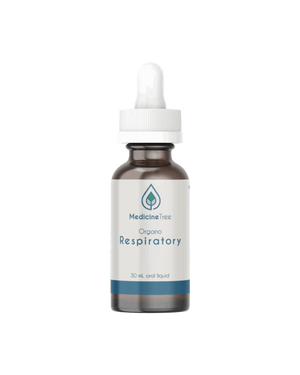 A supplement container of Organo Respiratory by Medicine Tree