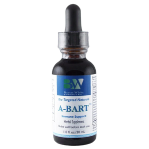 A supplement container of A-BART by Byron White Formulas