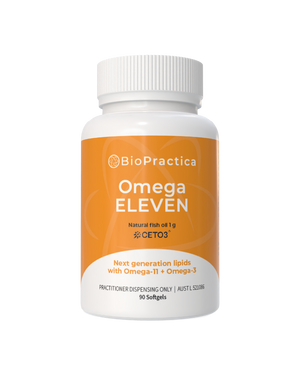 A supplement container of Omega Eleven by Bio-Practica
