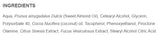 Supplement facts for LypoSalve Skin Cream listing ingredients including Citric Acid, Citrus Aurantium, Coconut, Coconut Oil, Fucus vesiculosus