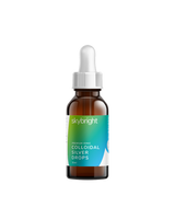 A supplement container of Colloidal Silver Drops by Skybright