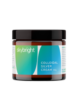A supplement container of Colloidal Silver Cream by Skybright