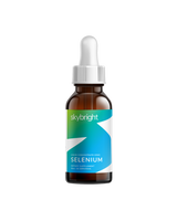 A supplement container of Selenium Liquid Mineral by Skybright