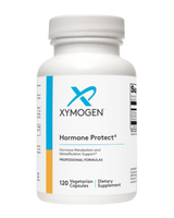 A supplement container of Hormone Protect 120c by Xymogen
