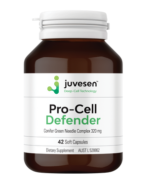 A supplement container of Pro-Cell Defender by Juvesen
