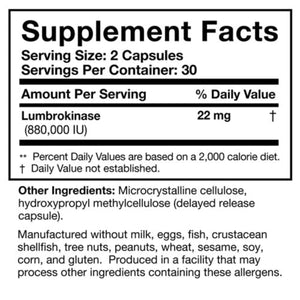 Ingredients: Lmbrokinase