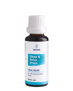 A supplement container of Sleep & Relax Drops (30ml) by Weleda