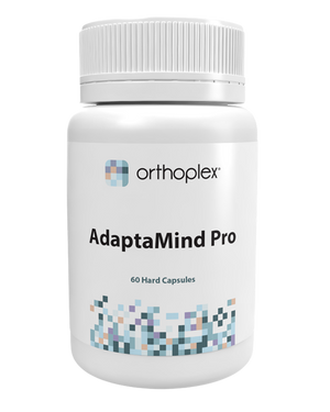 A supplement container of AdaptaMind Pro by Orthoplex