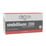 A Supplement box with the name Stabilium 200 by Allergy Research Group.