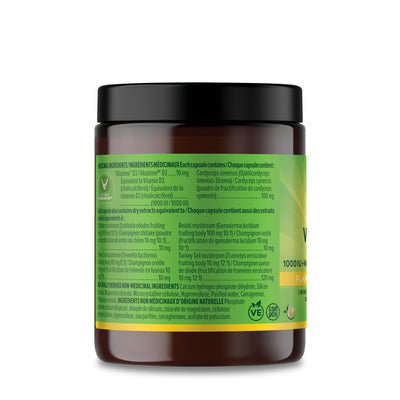 Image of Vital Plant Based Vitamin D + Mushrooms 60 vcaps 1200x1200

Vitashine D3, Vitashine D3, Vitamim D3, Vitamine D3, Shiitake mushroom, Champigon shiitake, Reishi Mushroom, Champigon Shiitake, Reshi mushroom, champigon reshi, silver ear mushroom, champigon oreille, turkey tail mushroom, calcium hydrogen phosphate dihydrate, silicon dioxide, magnesium, stearate, microcrystallie cellulose, hypromllose, purified water, carrageenan, potassium acetate, phosphate acide de calcium dihydrate, cellulose