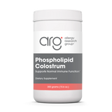 A Supplement container with the name Phospholipid Colostrum by Allergy Research Group.