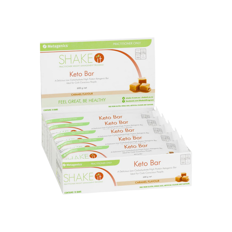 Keto Bar Caramel Box of 10