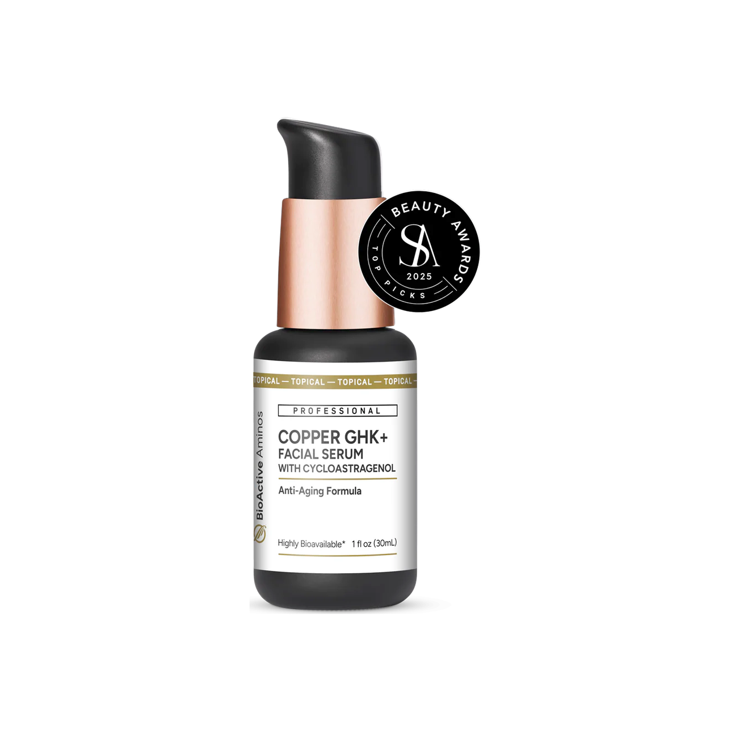 Copper GHK + Facial Serum with Cycloastragenol