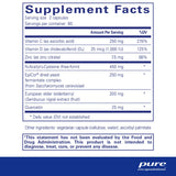 Text describing the ingredients: Vitamin C,D, Zinc, n-acetyl-l-cysteine, EpiCor, european elder, quercetin.