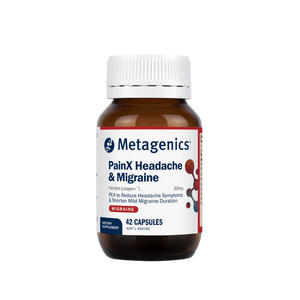 A supplement called PainX Headache & Migraine by Metagenics.