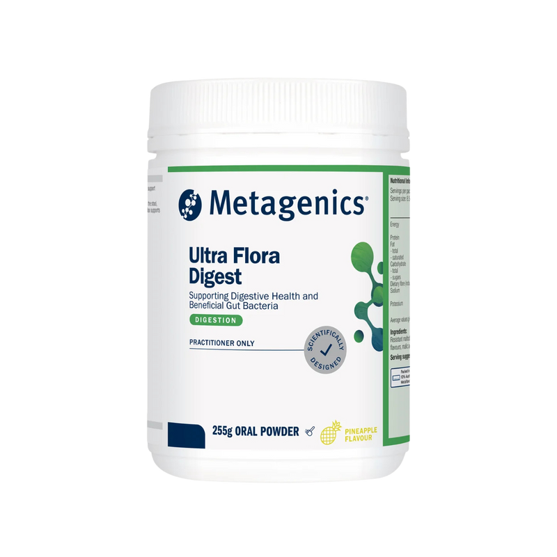 A supplement called Ultra Flora Digest by Metagenics. 