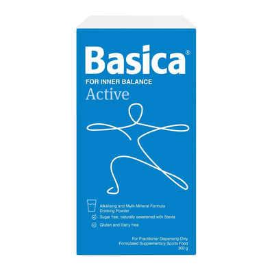 A Supplement container with the name Basica for Inner Balance by Bio-Practica.
