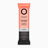 A Supplement Bar with the name Delicious Gut Bar (Caramel Choc Fudge ) (1 Bar) by Tropeaka.