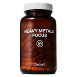 A Supplement container with the name Heavy Metals Focus by Detox U.