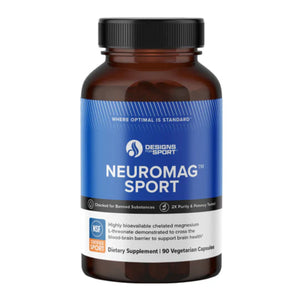 A Supplement bottle with the name Neuromag Sport by Designs for Sport.