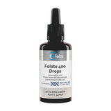 A Supplement bottle with the name Folate 400 Drops by RNLabs.