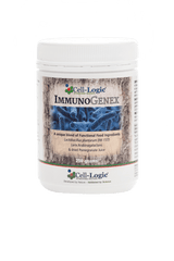 A supplement container of ImmunoGenex - Functional Food by Cell Logic