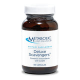 A Supplement container with the name Deluxe Scavengers by Metabolic Maintenance.