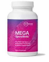 Mega Sporebiotic the first all spore antioxidant producing probiotic supplement dietary supplement microbiome labs