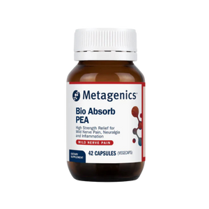 Metagenics BioAbsorb PEA 42 capsules product bottle image.