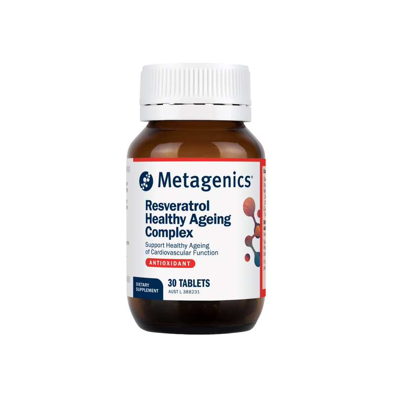 A supplement called Resveratrol Healthy Aging Complex by Metagenics.