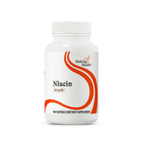 A Supplement container with the name Niacin by Seeking Health.