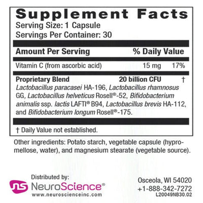 Ingredients: Vitamin C, Proprietary Blend.