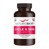 image of Naturobest cycle and skin support 90 capsules 