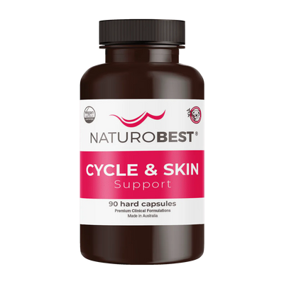 image of Naturobest cycle and skin support 90 capsules 