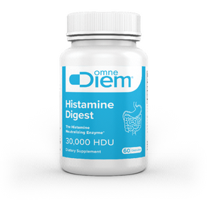 A Supplement container with the name Histamine Digest 60Caps by OmneDiem.