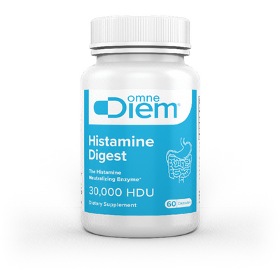 A Supplement container with the name Histamine Digest 60Caps by OmneDiem.