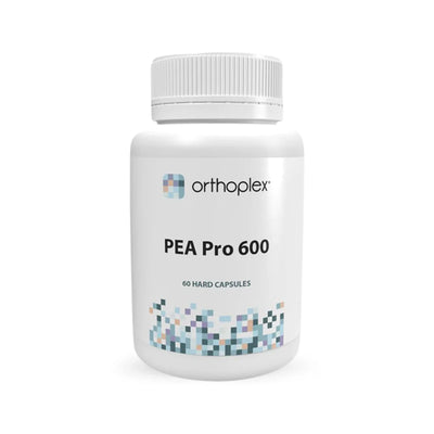 PEA Pro 600 contains a high dose, low micron and sustainably sourced palmidrol combined with a Piper nigrum seed extract standardised to 30mg β-caryophyllene per capsule