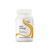 A Supplement container with the name PQQ Lozenge by Seeking Health.