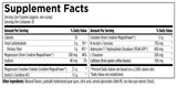 Text describing the ingredients:  Magnesium, Sodium, Creatine, N-Acetyl-L-Tyrosine, Adenosine 5'-Triphosphate Disodium, L-Theanine, Caffeine.