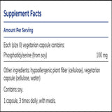 Ingredients: Phosphatidylserine (from soy)