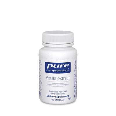 A Supplement container with the name Perilla Extract by Pure Encapsulations.