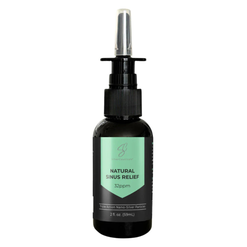 A Bottle with the name Natural Sinus Relief by SilverCeuticals