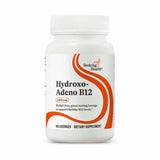 A supplement container with the name Hydroxo-Adeno B12 by Seeking Health.