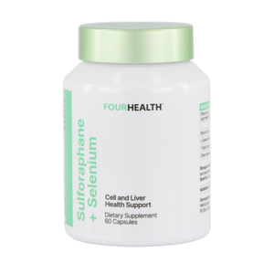An image of a supplement called Green + - Sulfraphane + Selenium 60 capsules.