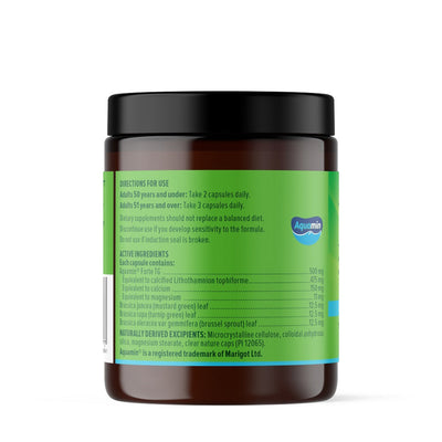 Image of vital calcium 60 vegcaps contents 1200x1200

Ingredients:
Aquamin forte TG, Equivalent to calcified lithothamniontophiforme, calcium, magnesium, brassica juncea (mustard green) leaf, Brassica oleracea var gemmifera (brussel sprout) leaf, Microcrystalline cellulose, colloidal anhydrous silica, magnesium stearate, clear nature caps