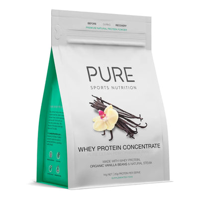 A Supplement with the name Whey Protein Concentrate (Vanilla) by Pure Sports Nutrition.